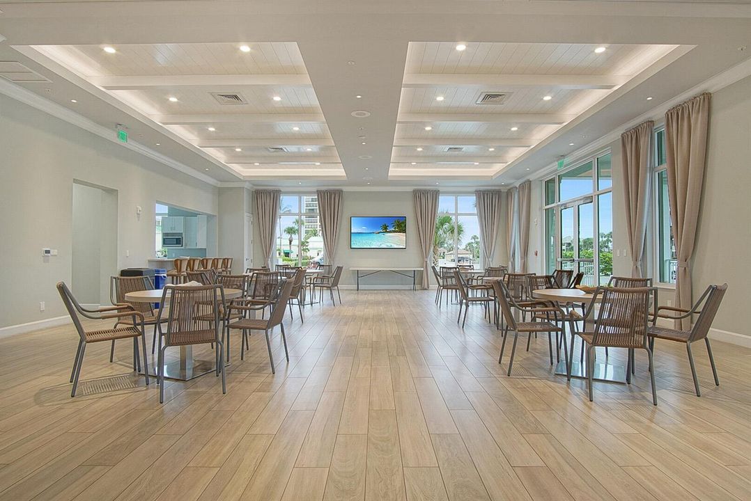 Clubouse dining area