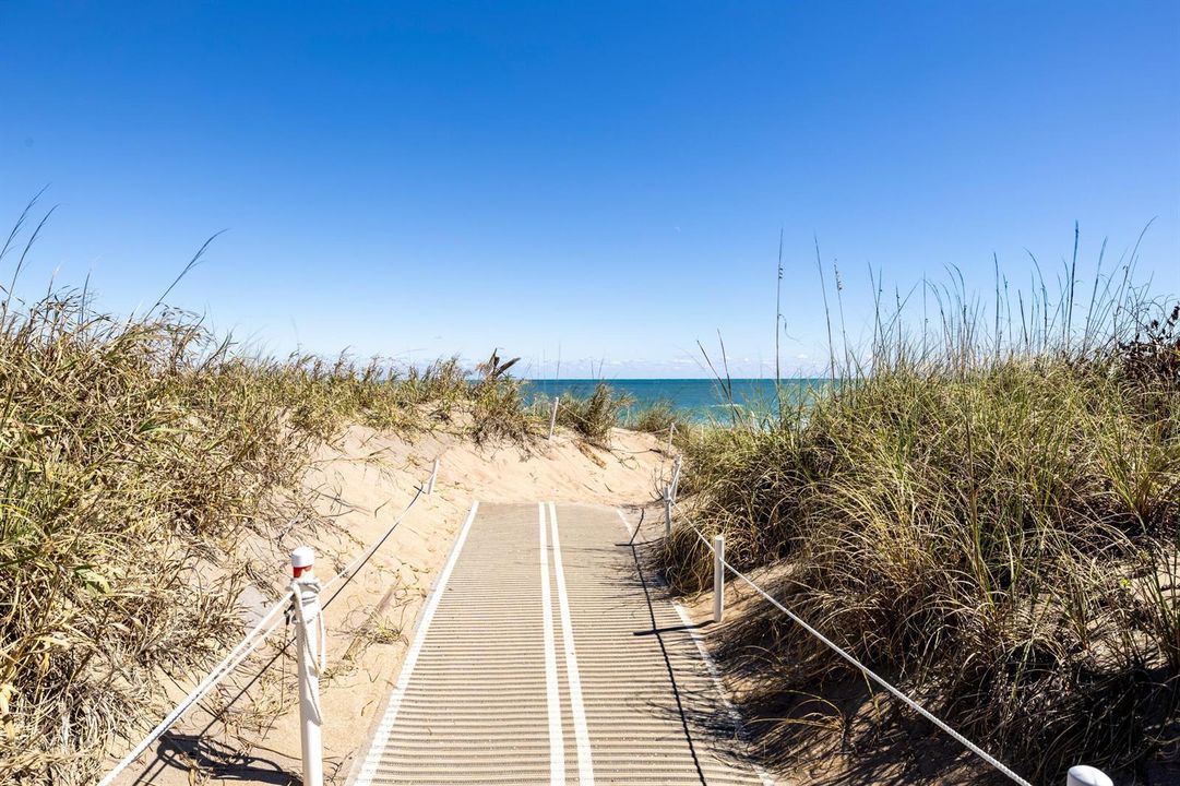 Beach entrance