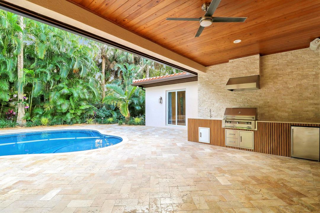 Covered Porch and Outdoor Kitchen