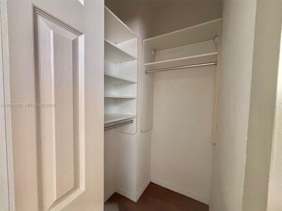 Walk in closet