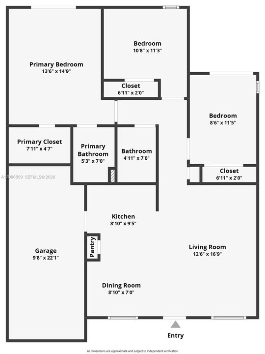 For Sale: $489,000 (3 beds, 2 baths, 1158 Square Feet)