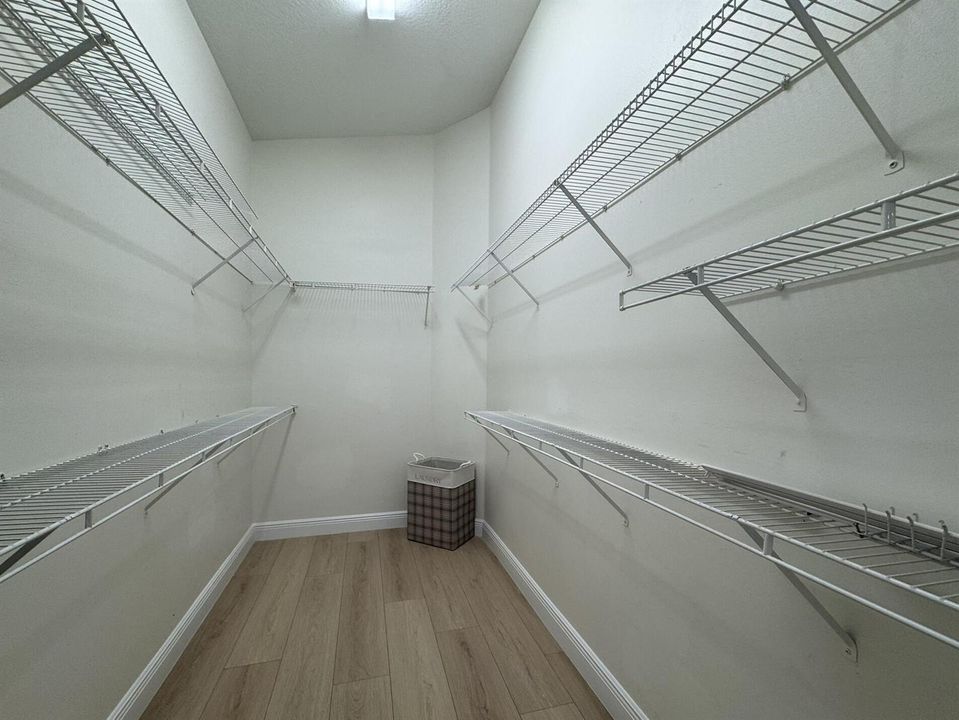 Walk-in Closet in the Primary Bedroom