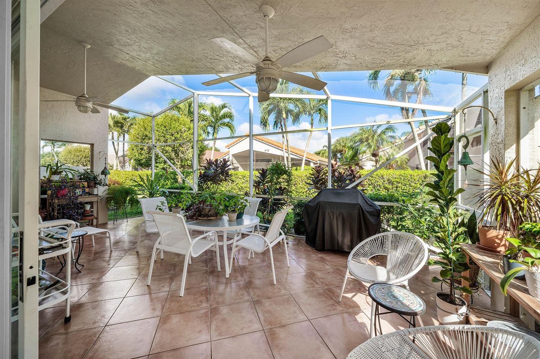 Covered patio