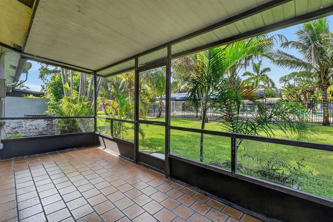 Screen in Porch