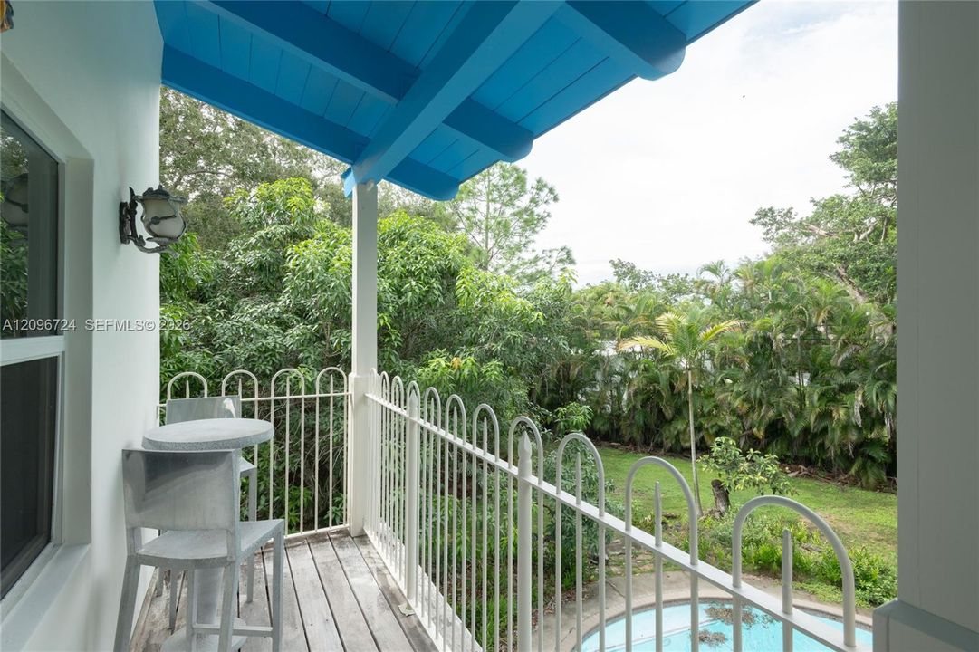 Studio balcony