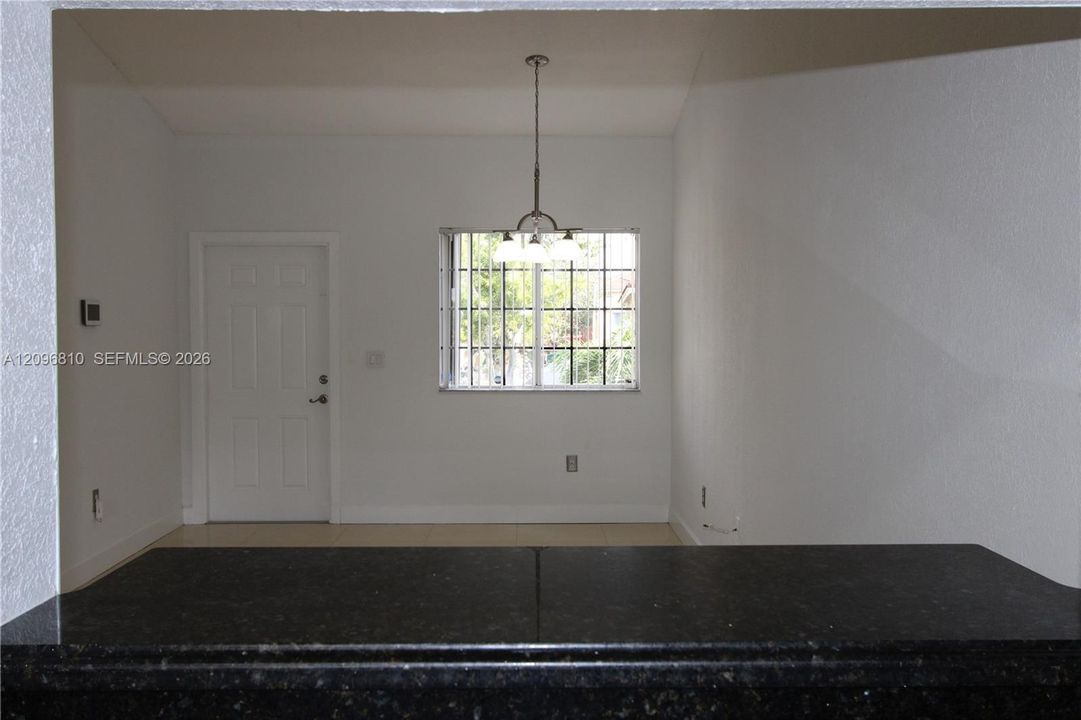 Counter off kitchen