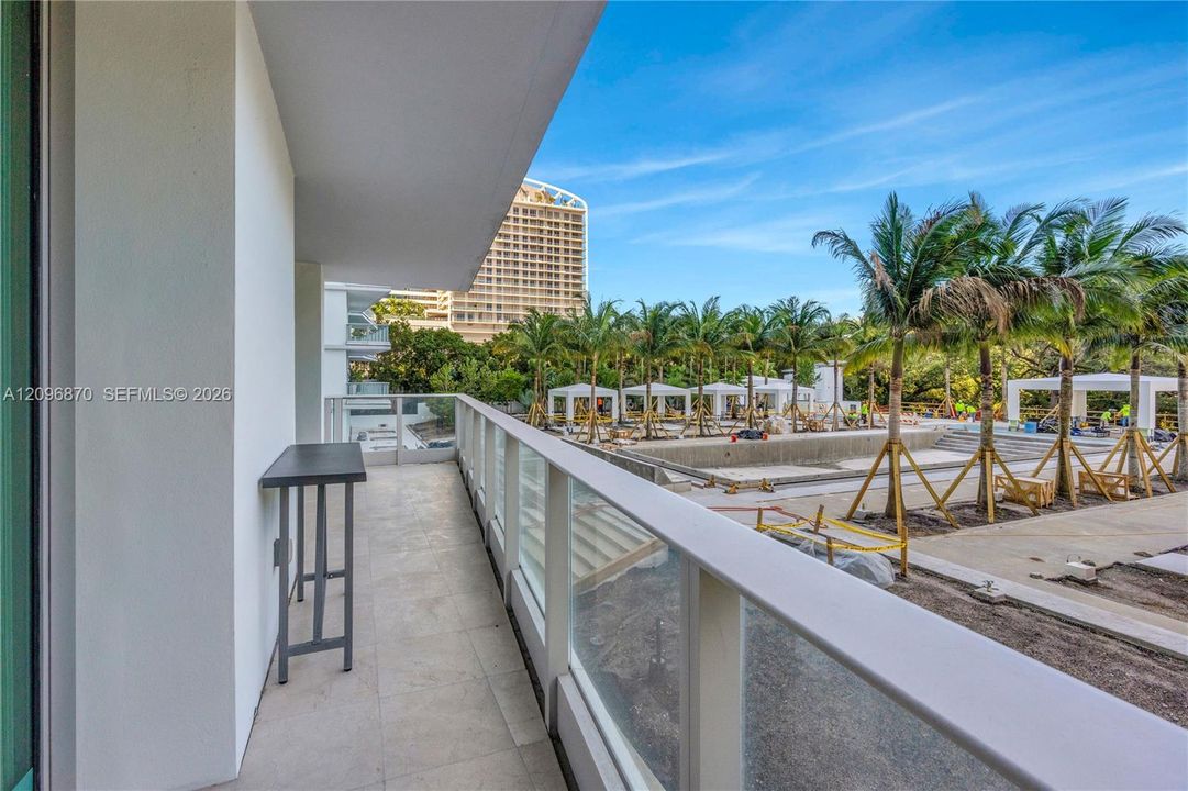 Current pool deck construction progress, Sept 28, 2026