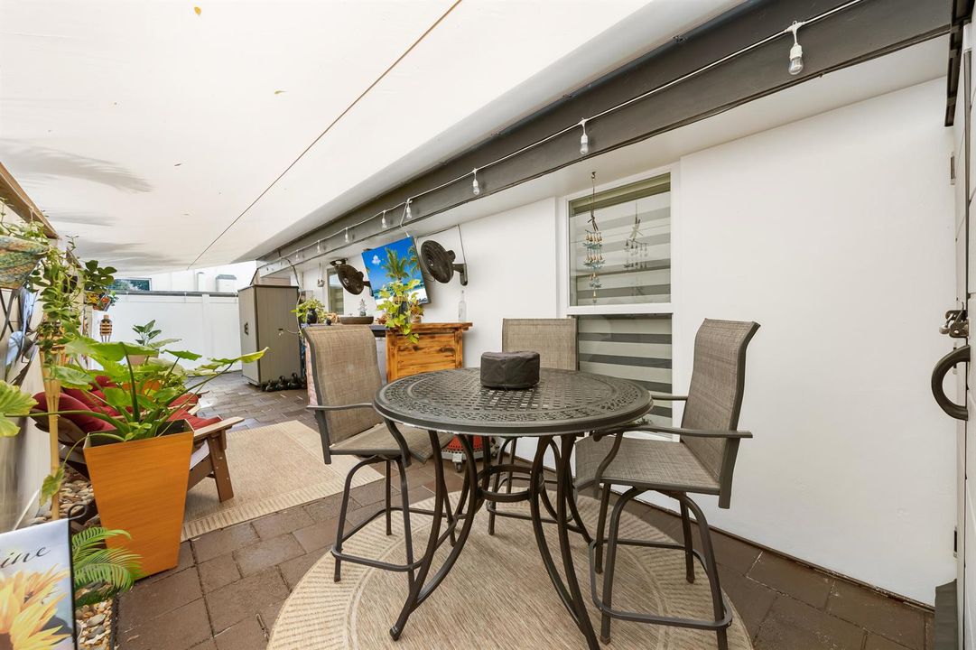 Unit A's Private Patio