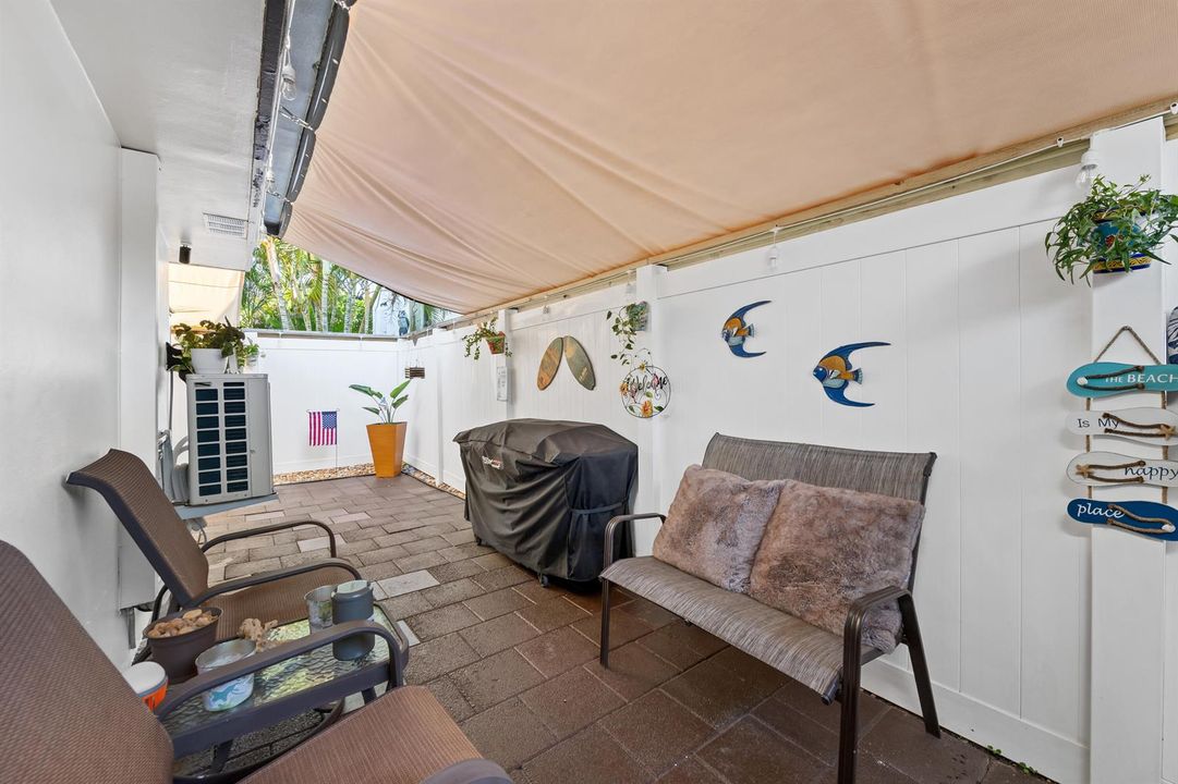 Unit A's Private Patio
