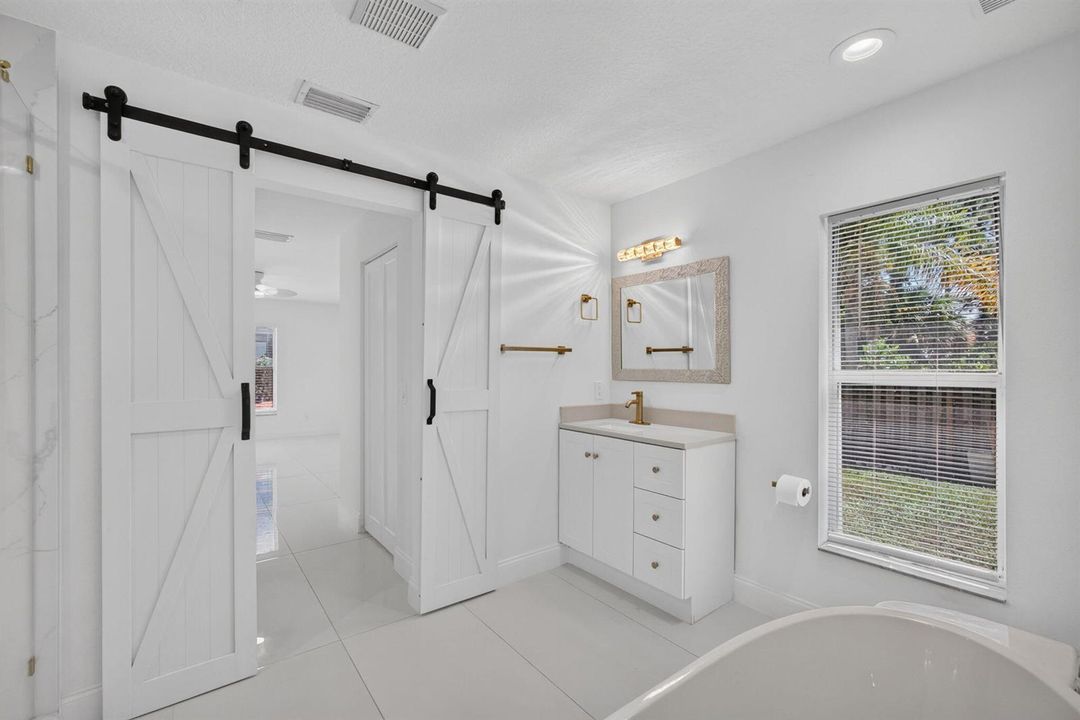 Renovated Master Bathroom