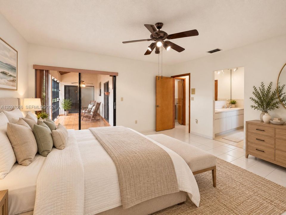 VIRTUALLY STAGED PRIMARY BEDROOM