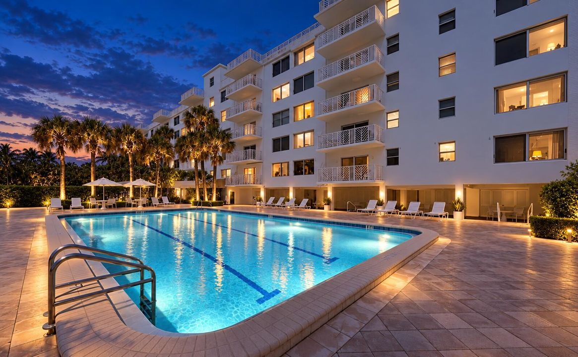139 Pool Twilight