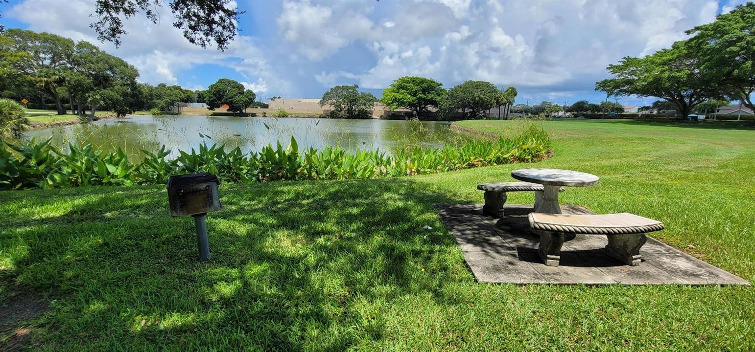 Meadows BBQ area