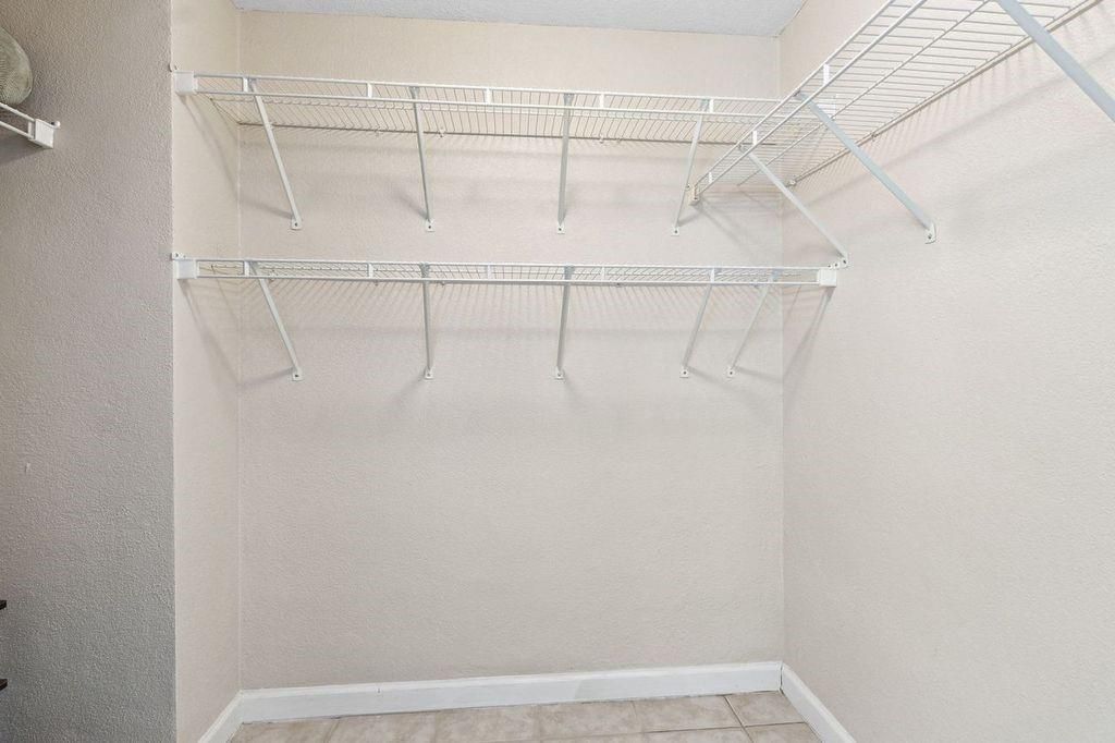 Large walk in closet