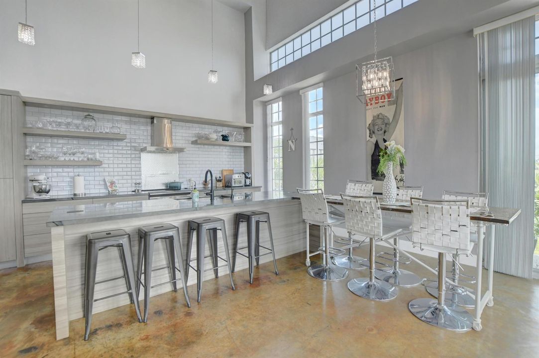 eat in kitchen area