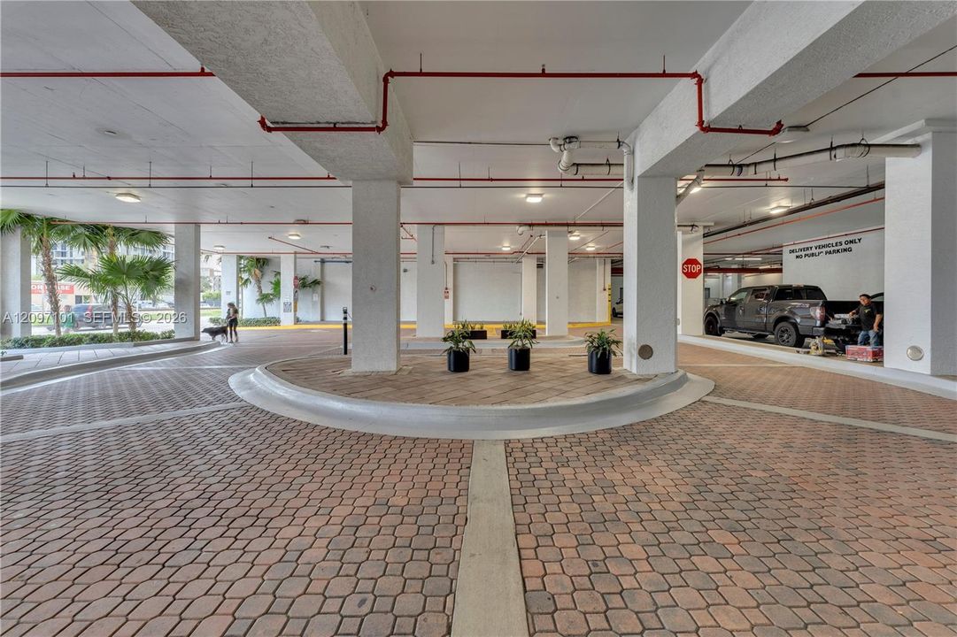 valet area