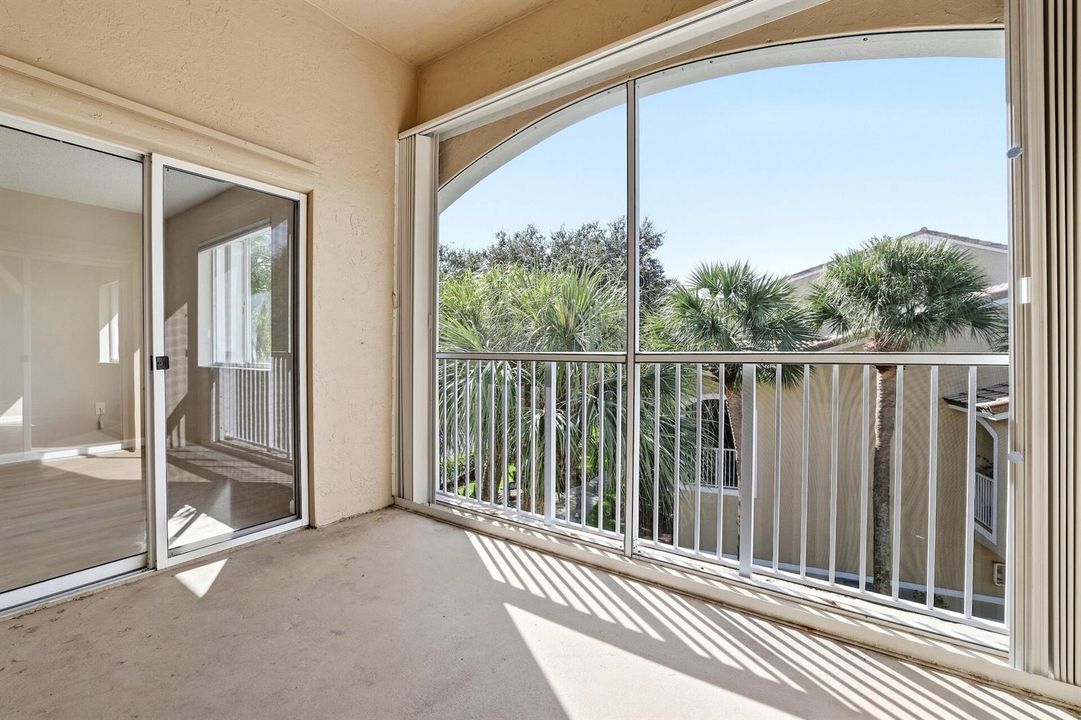 Screened Balcony View