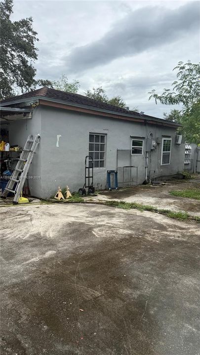 Rear exterior with ample yard space