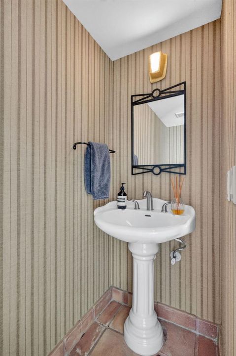 Main level Half Bath