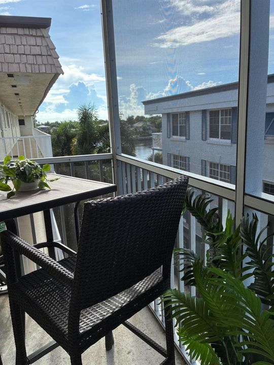 Private lanai with ICW views