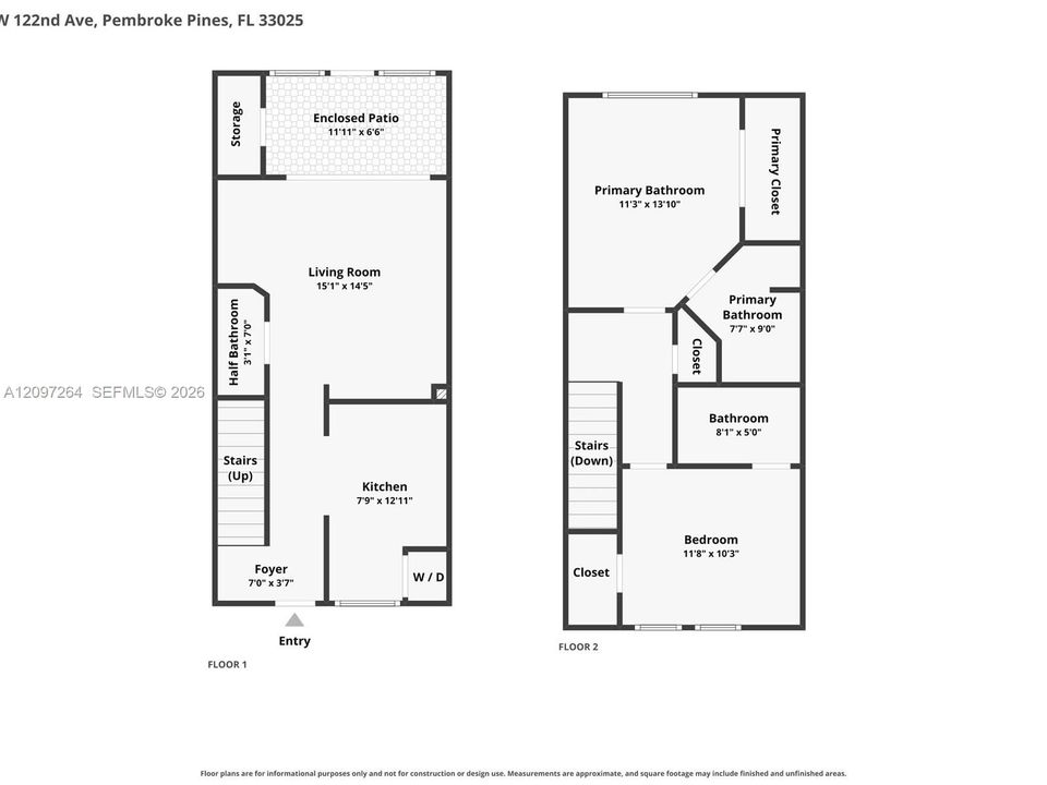 For Sale: $389,000 (2 beds, 2 baths, 1024 Square Feet)
