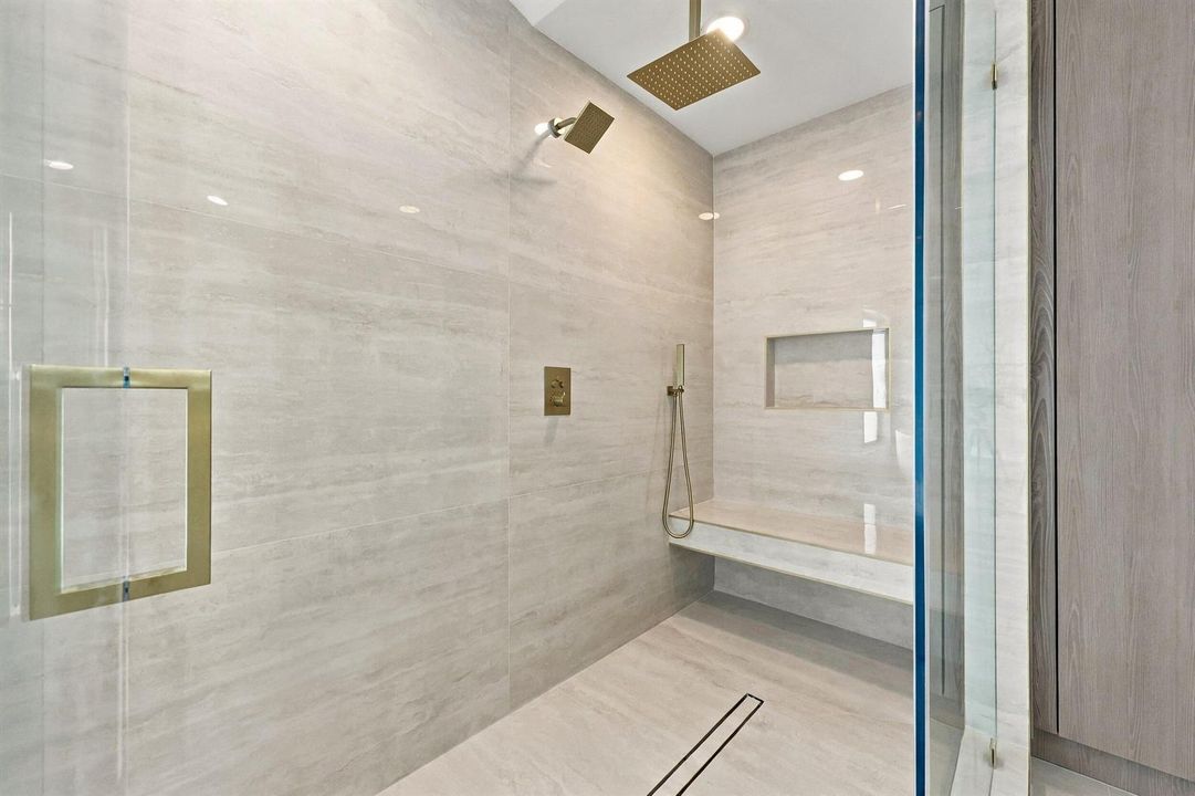 Primary spa shower