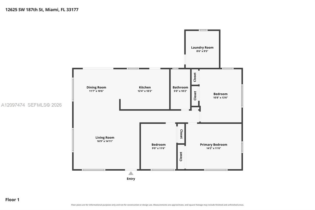 For Sale: $567,500 (3 beds, 1 baths, 1215 Square Feet)