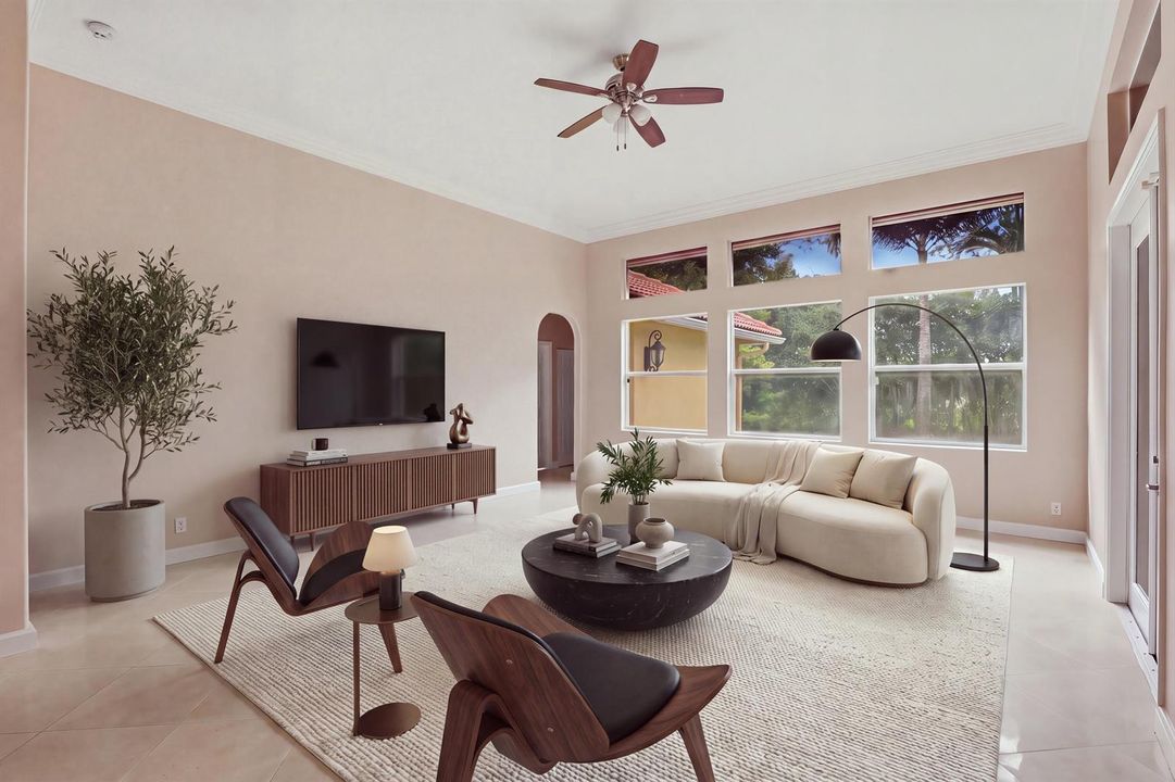 17_family room virtually staged