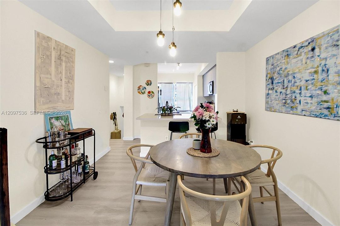 Large space for formal dining.