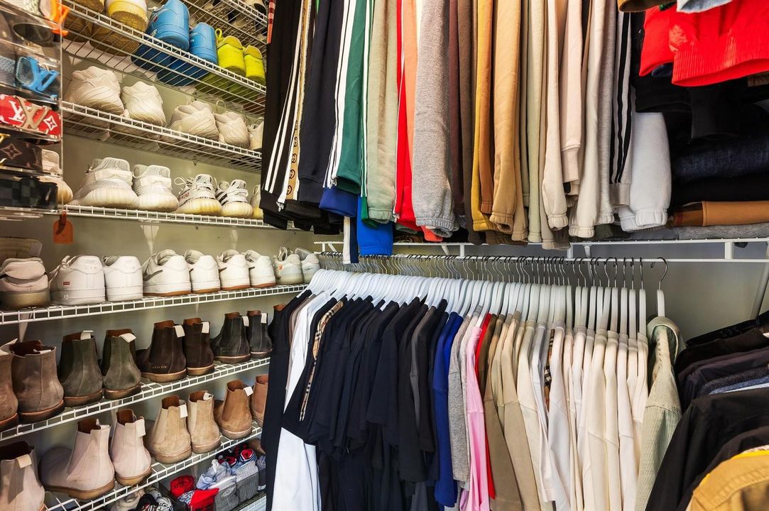 One of Two Walk-In Closets in Primary