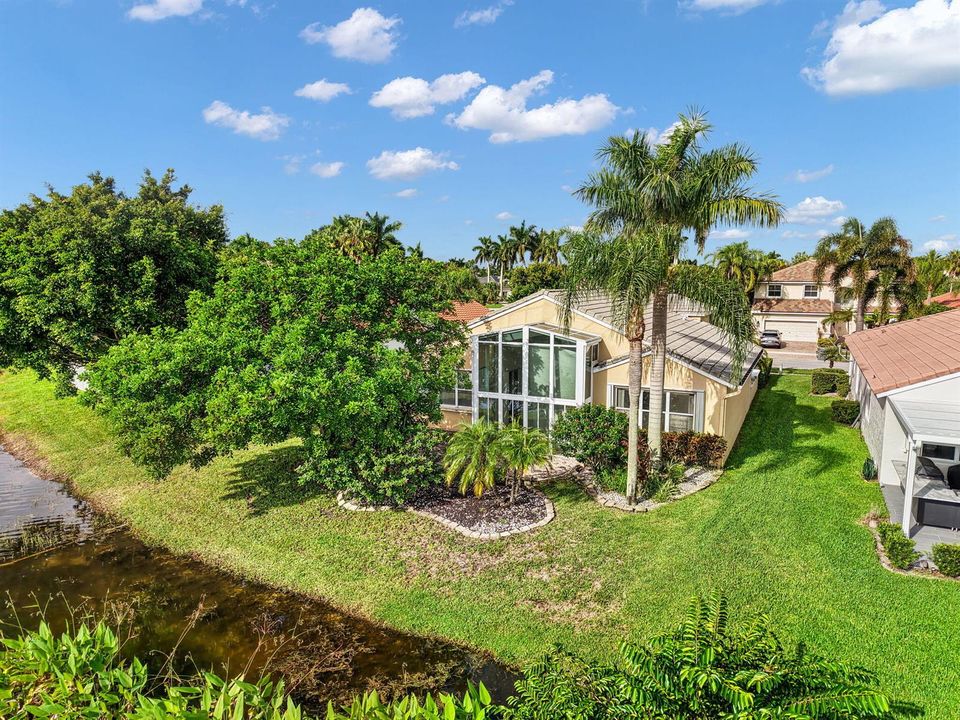 Aerial of Backyard