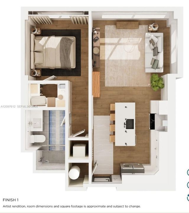 For Rent: $3,995 (1 beds, 1 baths, 776 Square Feet)