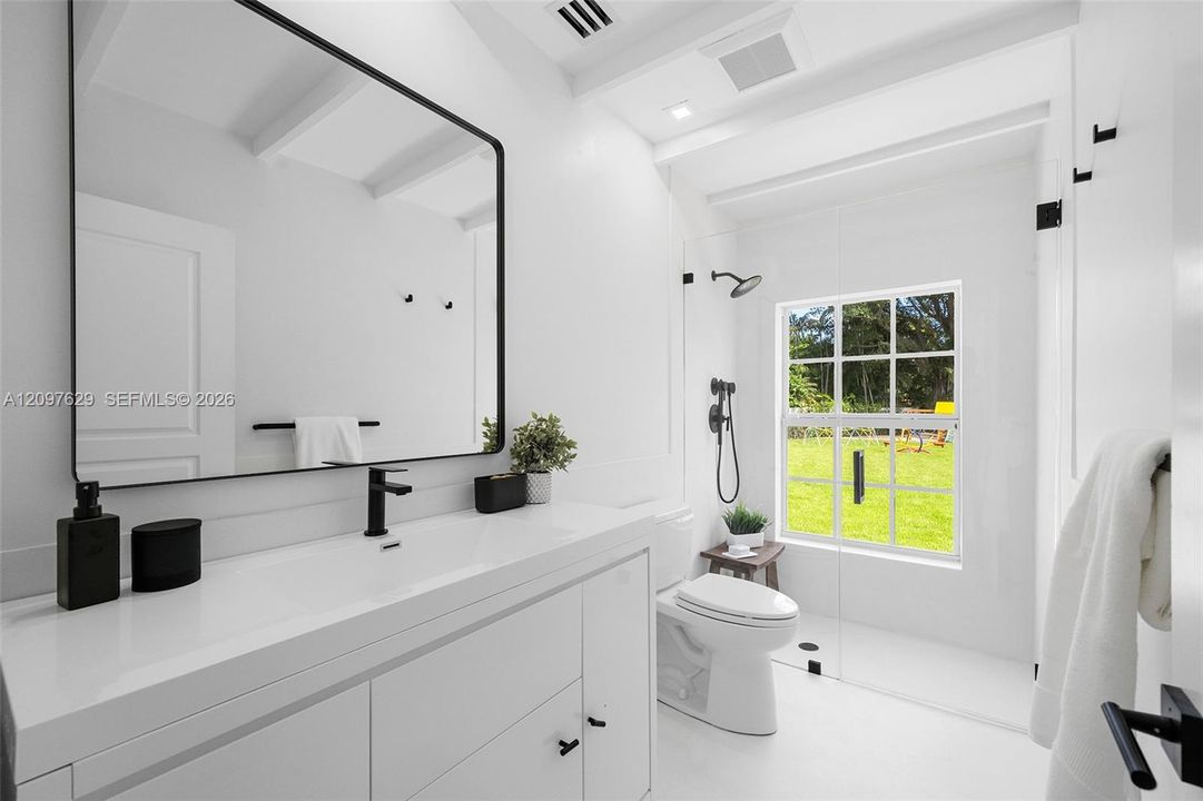 Secondary bathroom
