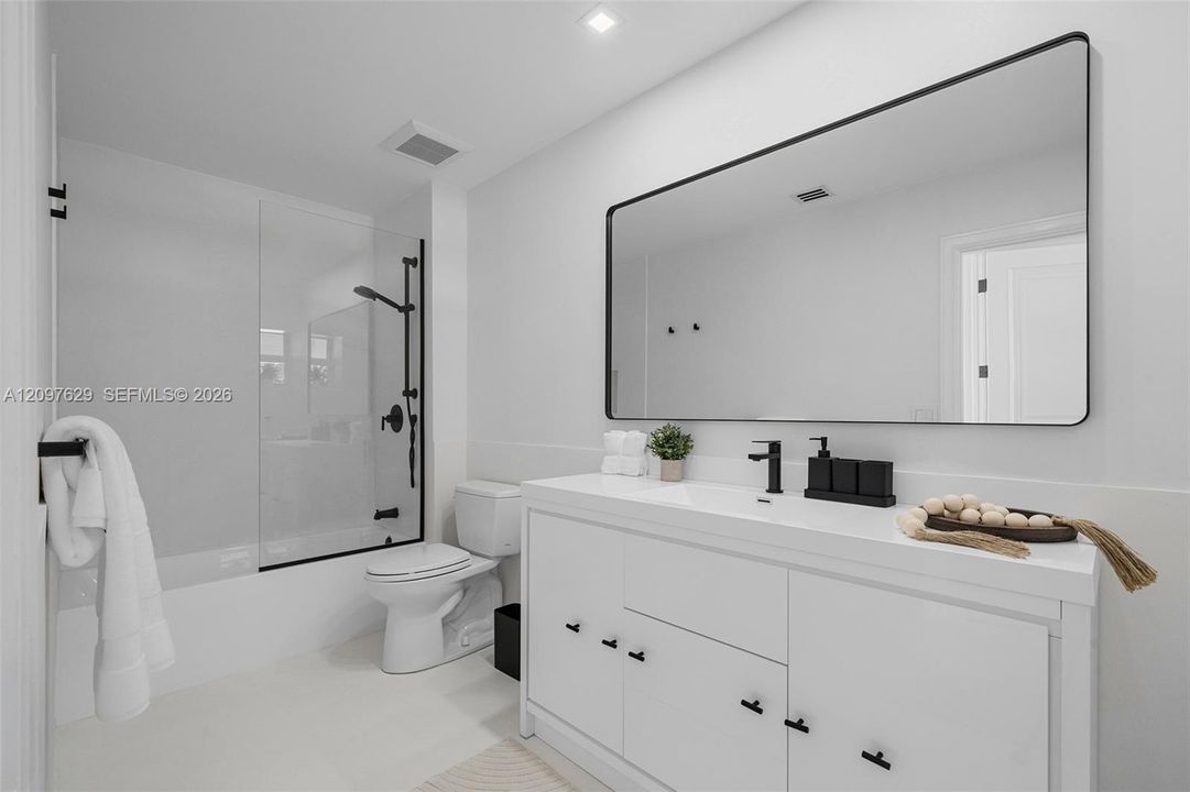 Secondary bathroom