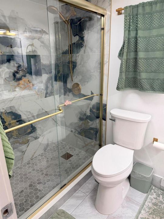 Master shower