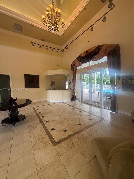 Club house lobby