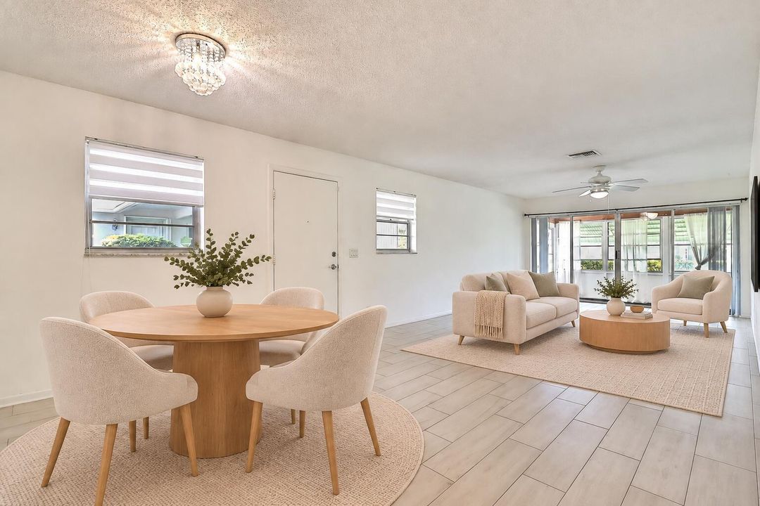 Dining Area Virtually Staged