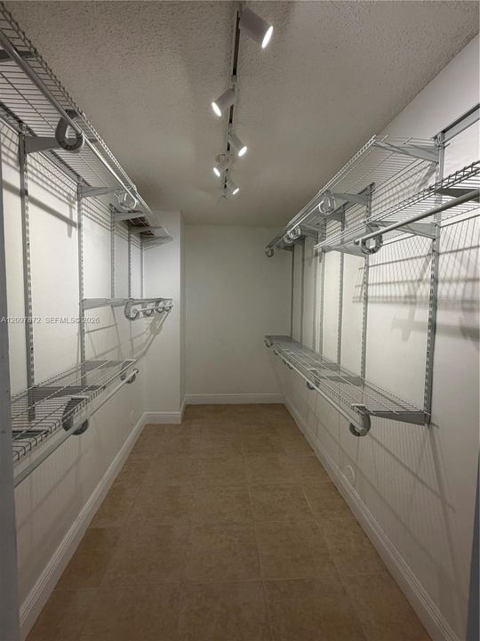 Bedroom walk in closet