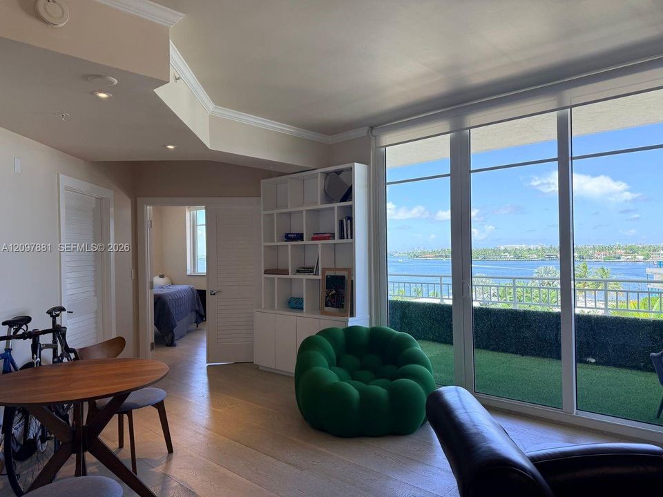 View from living room