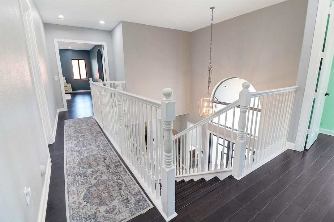 upstairs hallway