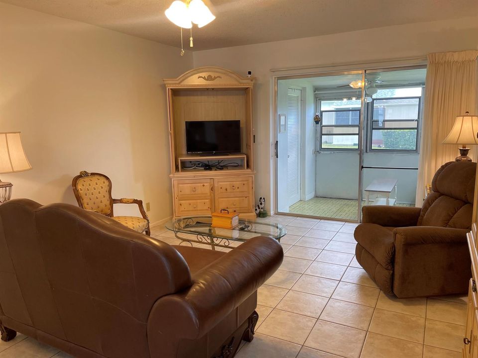TV cabinet open