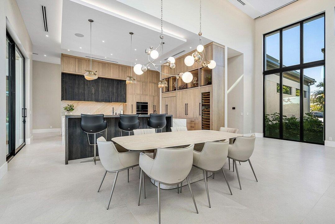 dining & kitchen area
