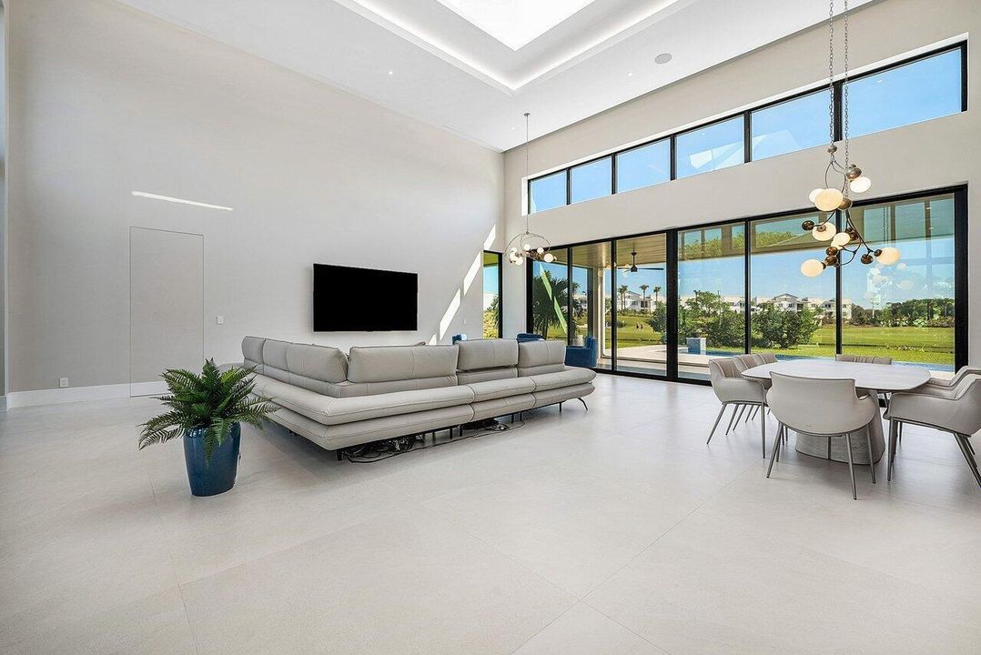 living & dining area