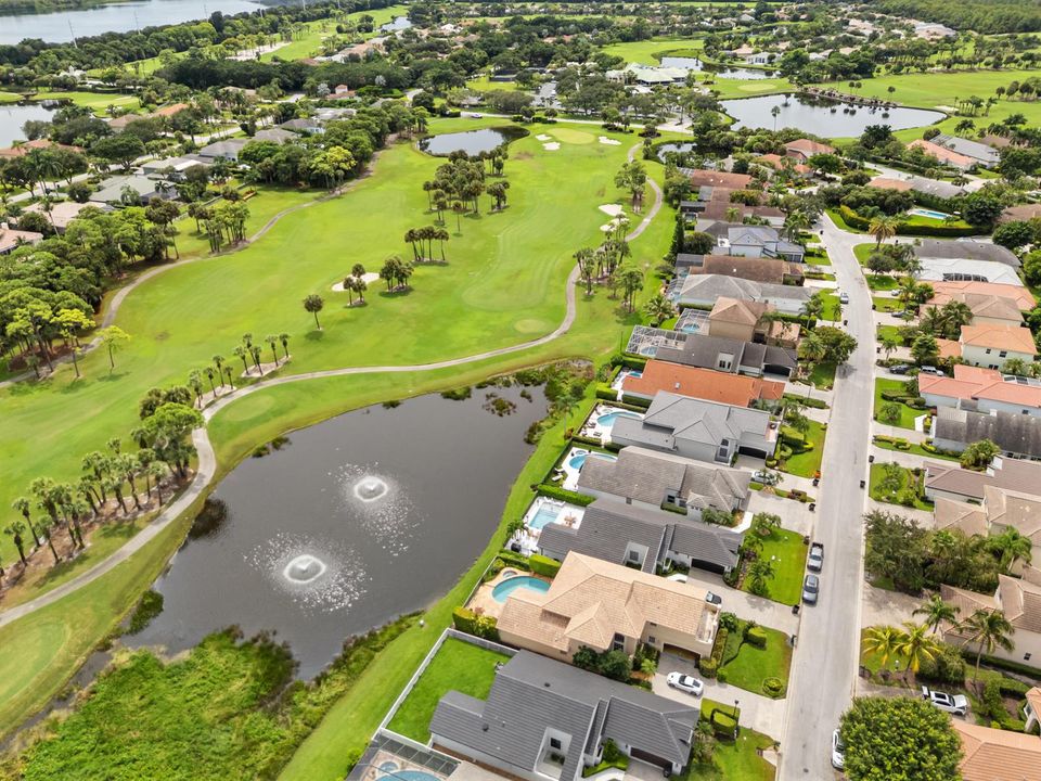 Aerial Golf/Pond View