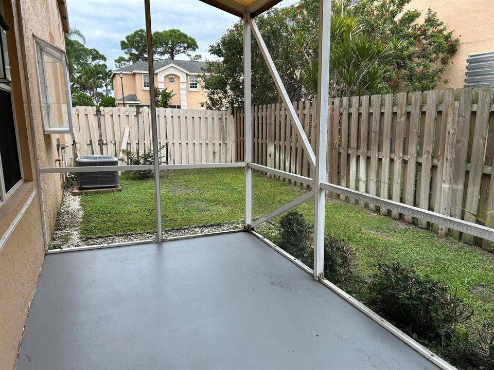 SCREENED PATIO