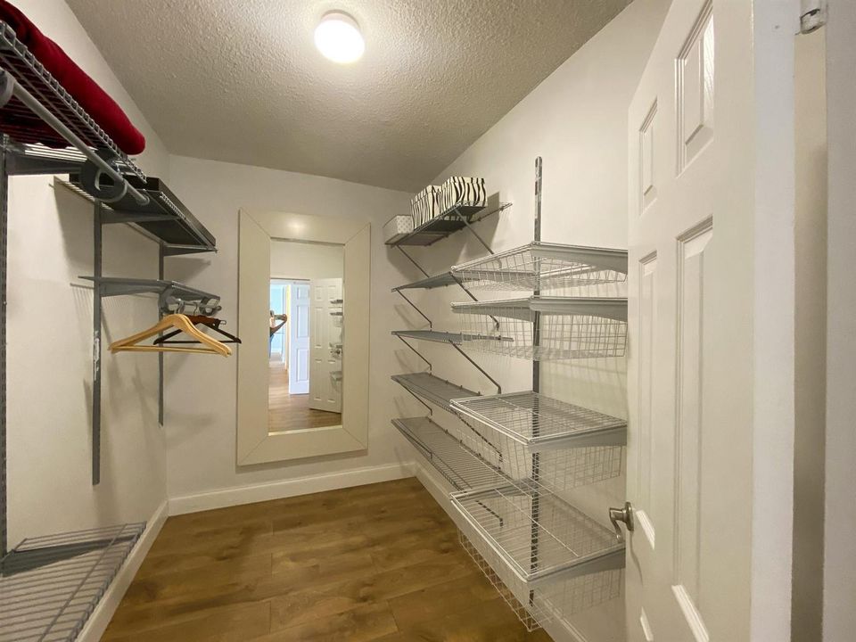 Spacious Walk-In Closet