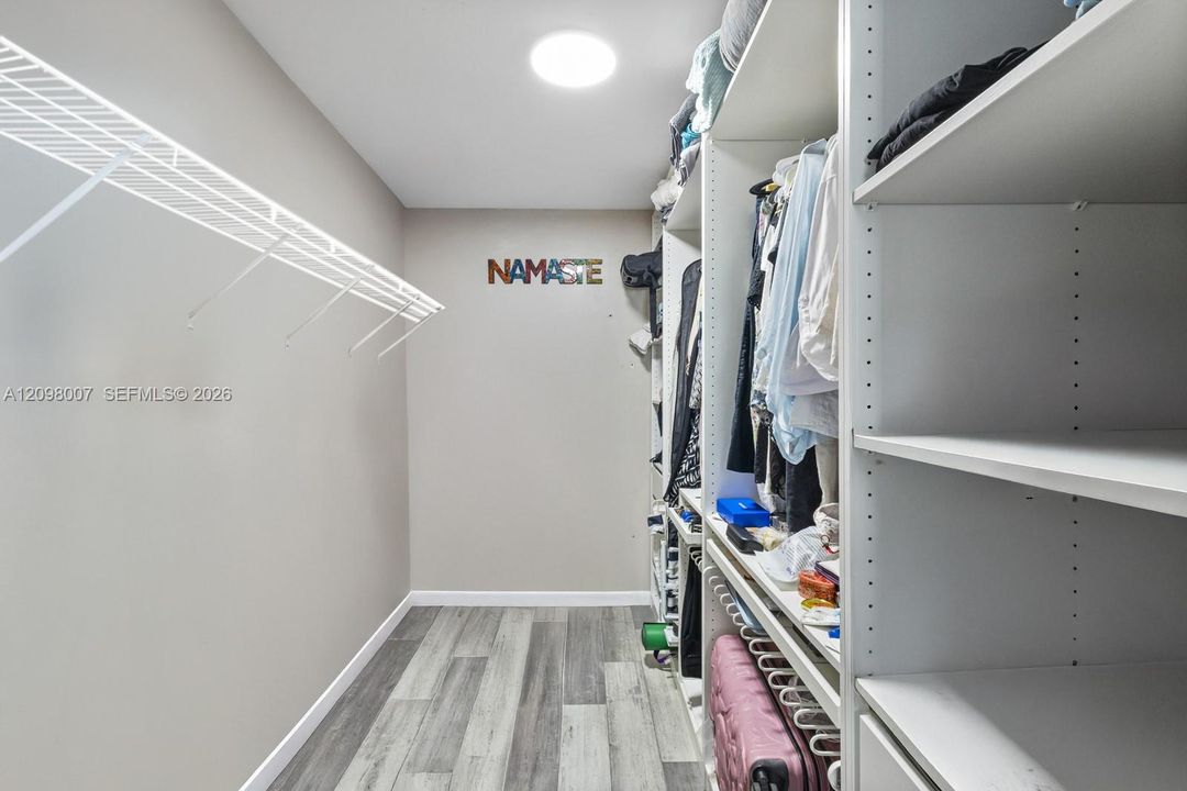 Huge walk-in closet