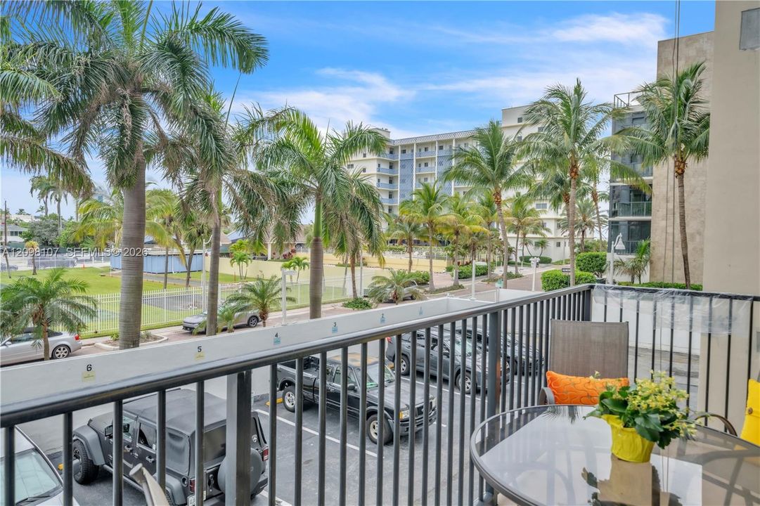 Relax on your balcony at Quadomain