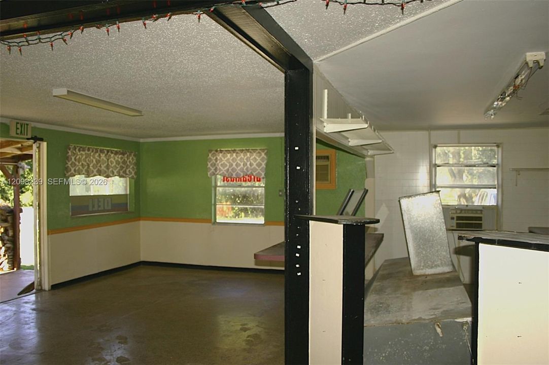 dining area on main building