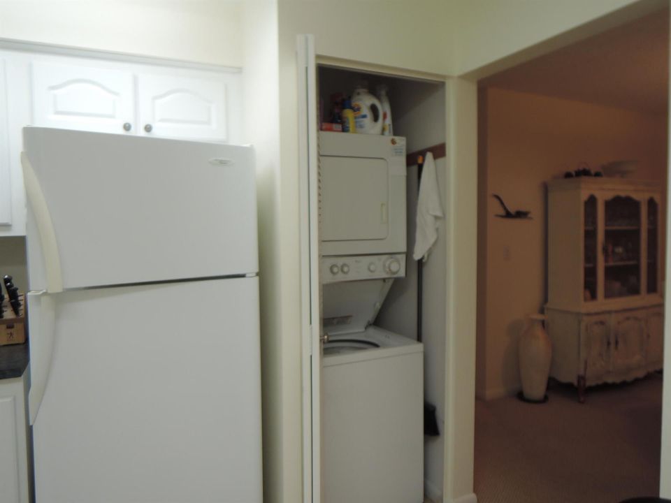 Laundry area in Kitchen